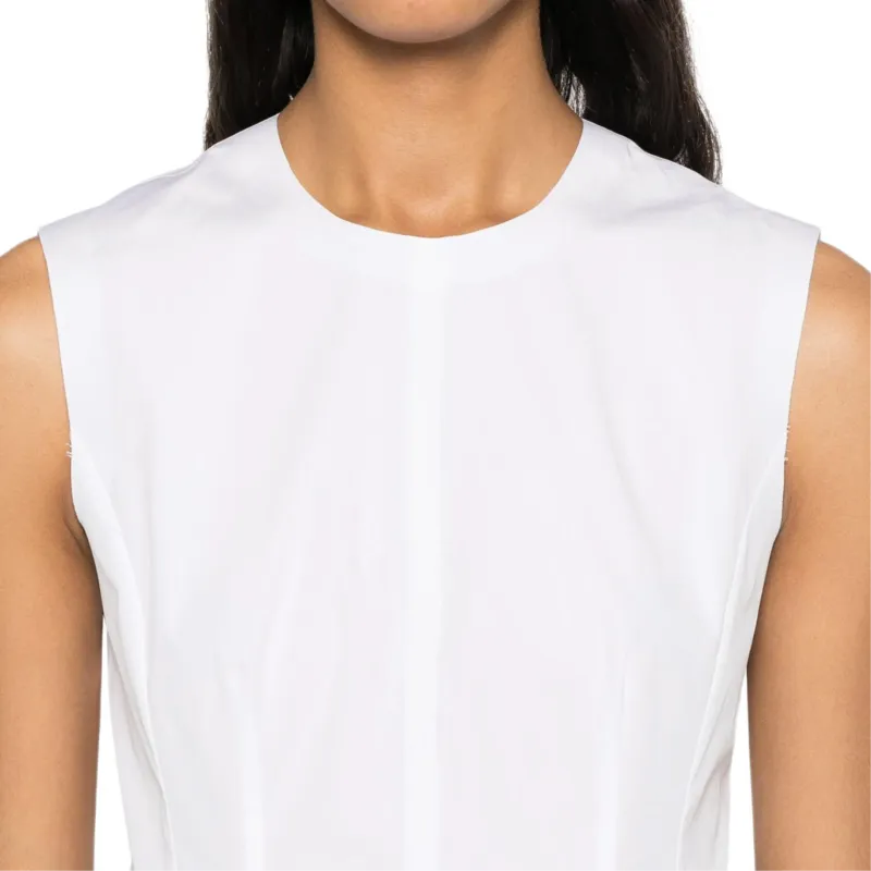 TORY BURCH Sleeveless Poplin Top-4