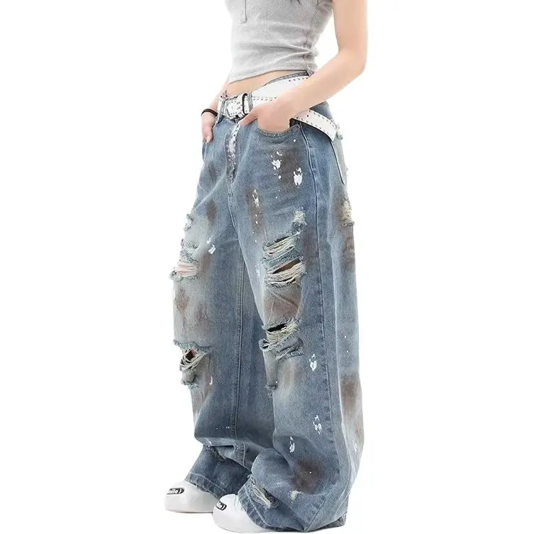 Concubine Zhu Jeans Women's Blue-4