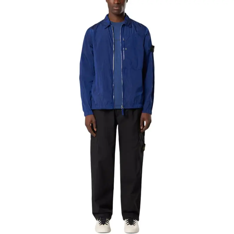 STONE ISLAND Compass Patch Zip Up Jacket-2
