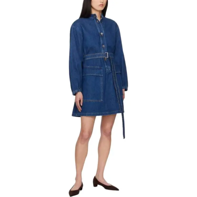 WEEKEND MaxMara Long Sleeved Dress Women's Blue-2
