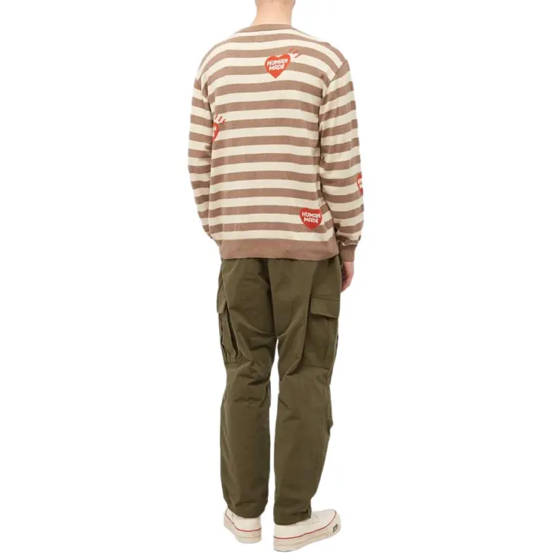 HUMAN MADE Striped L/S Knit Sweater-2