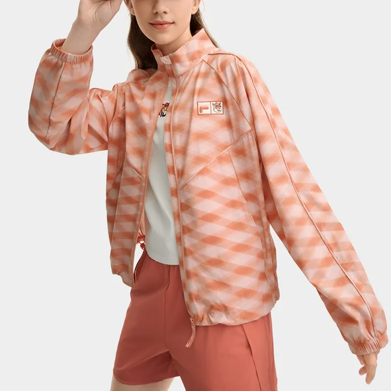 FILA x MAISON KITSUNE ORIGINALE Jacket Women's Brier Brick Red RD-5