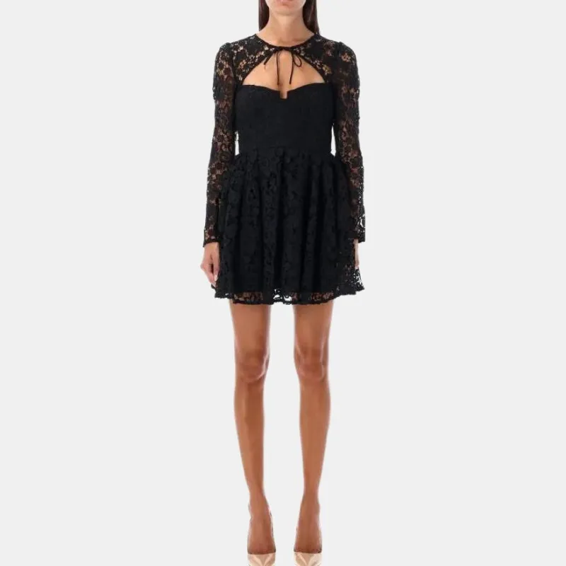Self-portrait Lace Mini Dress-2