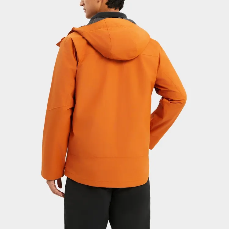 Columbia Waterproof And Windproof Windbreaker Jacket Men's Orange-6