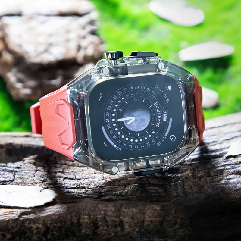 KVZUVUU Apple Compatibility Watch Band TPU Material-34
