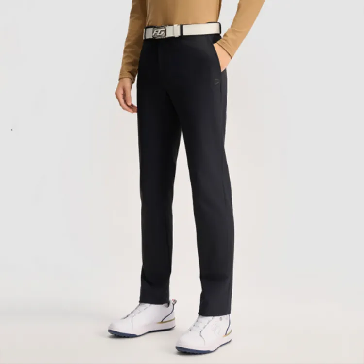 FILA Golf Series Casual Pants Men's Pitch Black-1