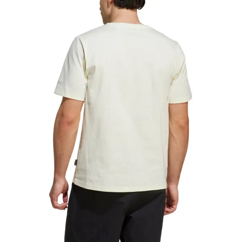 Adidas Terre POLYGIENE GRAPHIC T Shirt Unisex Ivory White-5