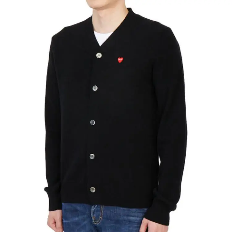 CDG Play Sweaters Men Black-2