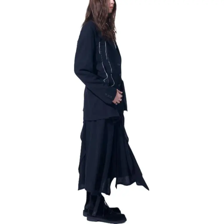 Yohji Yamamoto S'YTE FW24 Jackets Coats Unisex Black-4