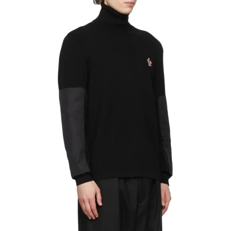 Moncler Logo Embroidered Knitted Jumper-4