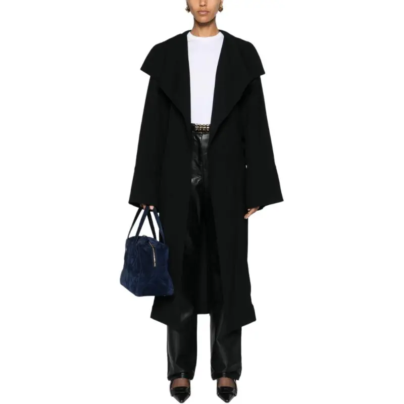 TOTEME Belted Twill Coat-3