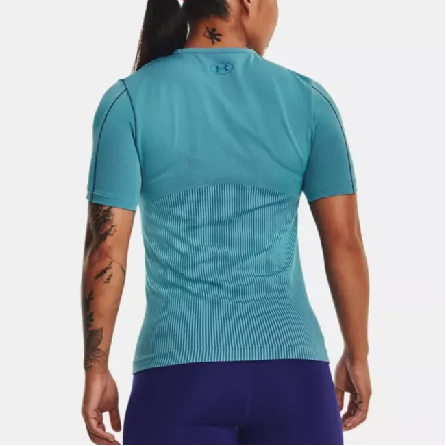 Under Armour Rush T Shirts Women's Glacier Blue-3