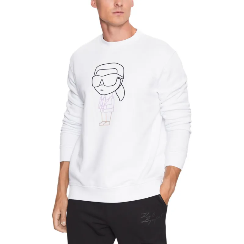 KARL LAGERFELD / Karl Lagerfeld Jeans Sweatshirts Men White-2