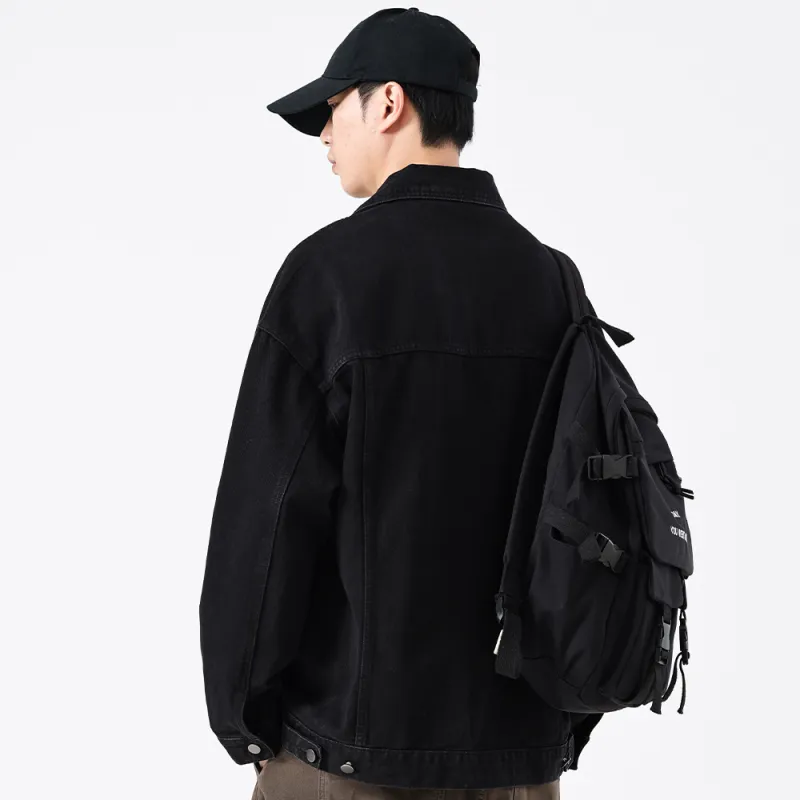 VALKOMM Denim Jacket Unisex Black-5