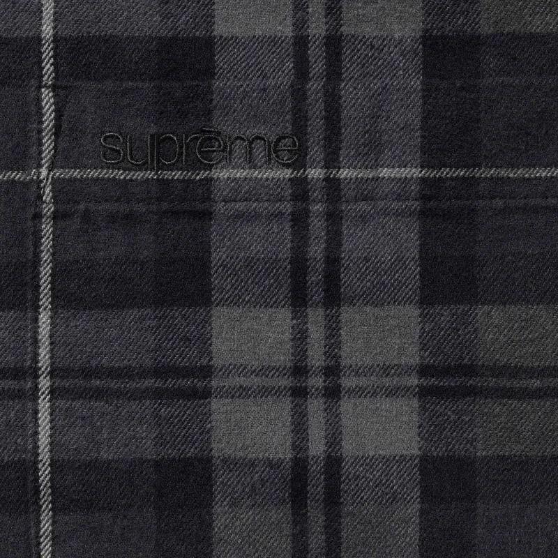 Supreme Plaid Flannel Shirt FW24-4