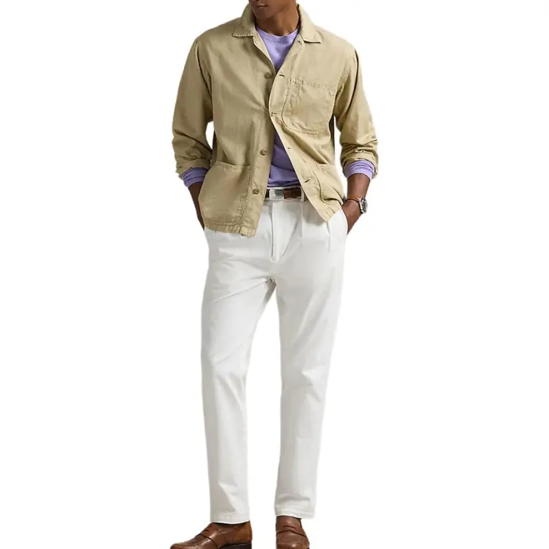 Ralph Lauren Shirts Men Beige-3
