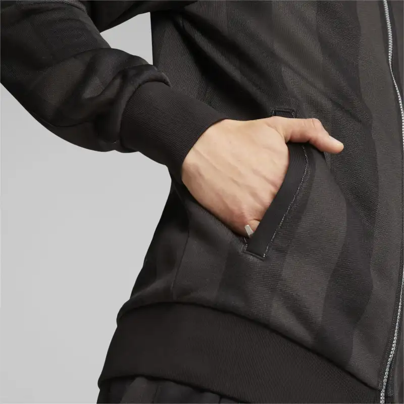 PUMA Scuderia Ferrari Style T7 Veste De Survêtement T7 Scuderia Ferrari Style Jacket Men's Black-5