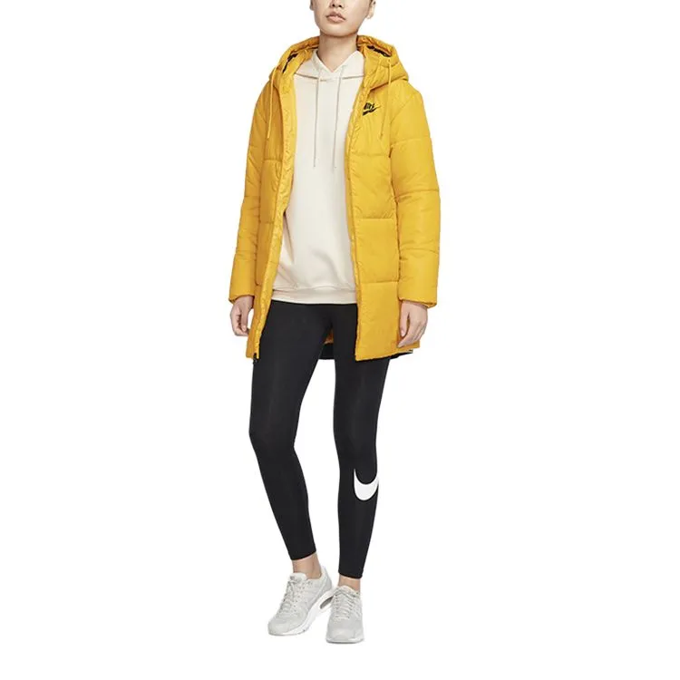 Nike Puffer Jacket Women's Dark Sulfur Yellow-1
