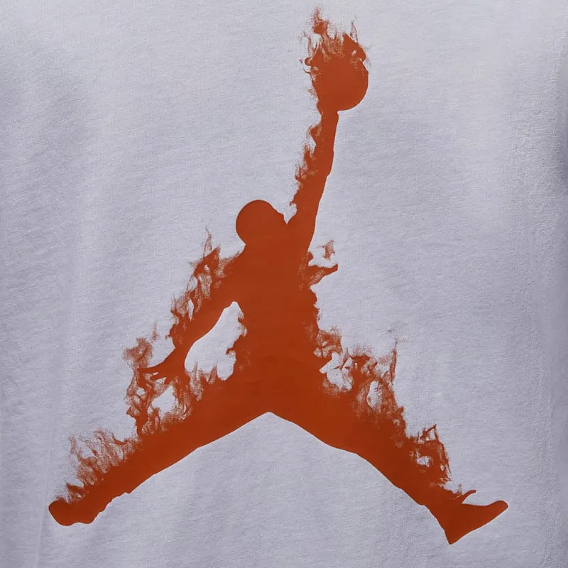 JORDAN Big Kids' "Up In Flames" Long Sleeve T-Shirt-3