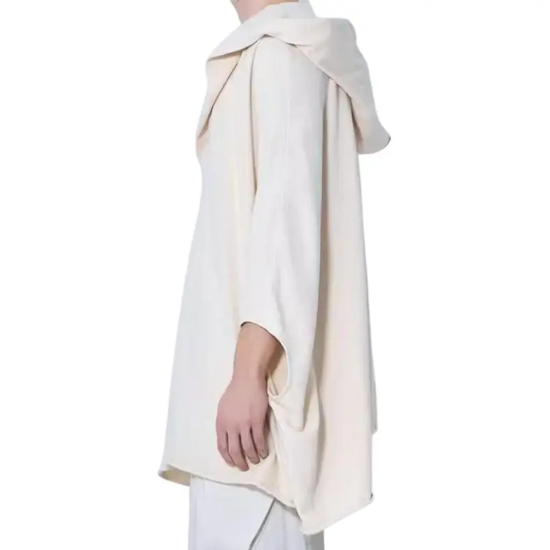 RICK OWENS Hooded Kaftan Caftano Top-2