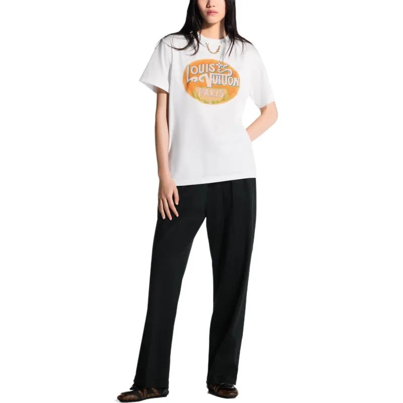 LOUIS VUITTON Regular T Shirt Women's White-3
