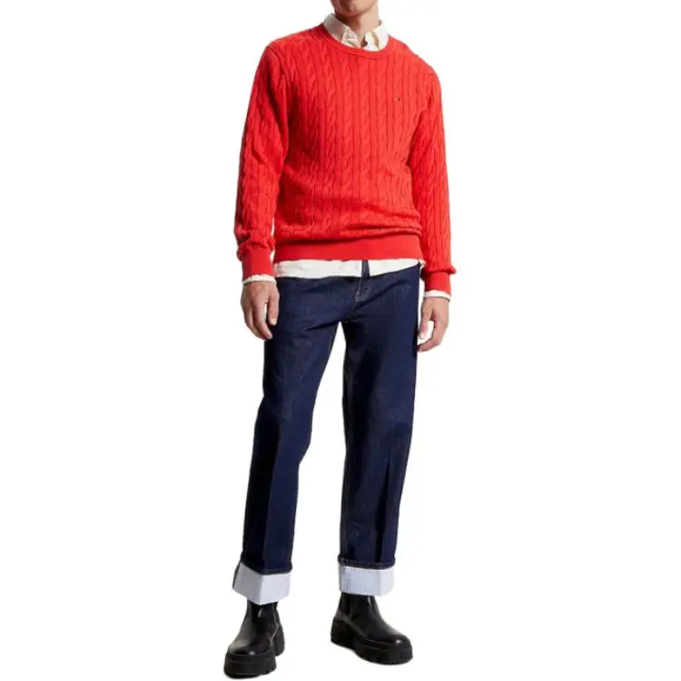 Tommy Hilfiger Sweaters Men Red-2