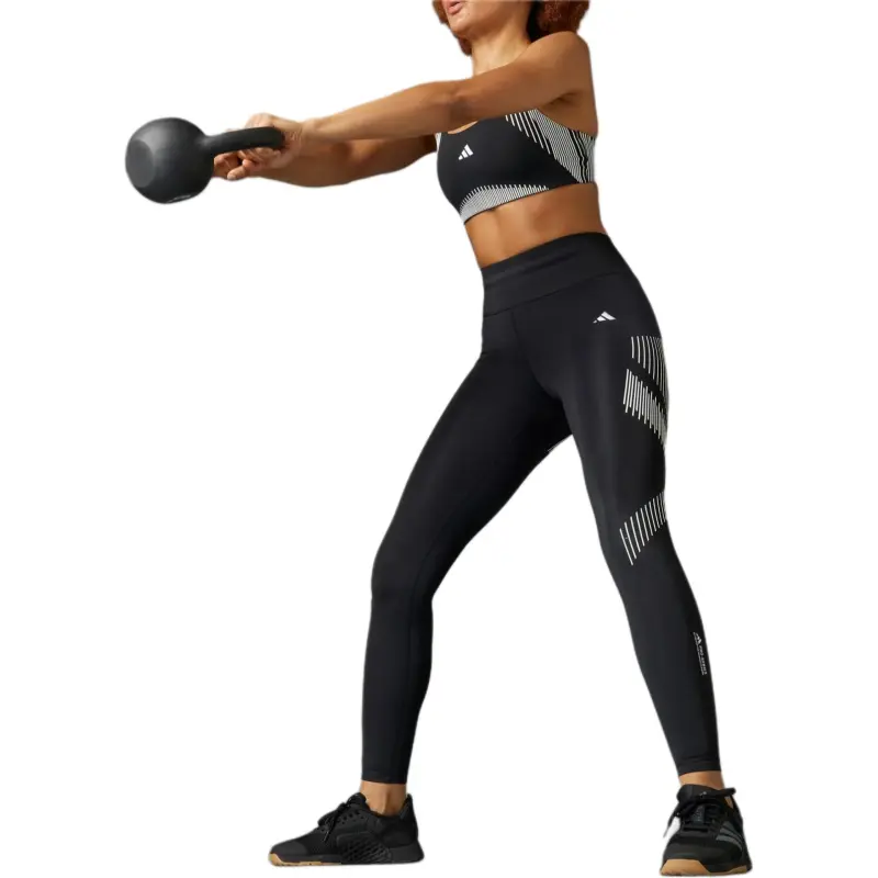 Adidas Free Shipping With AdiClub Optime Power 7/8 Leggings-1