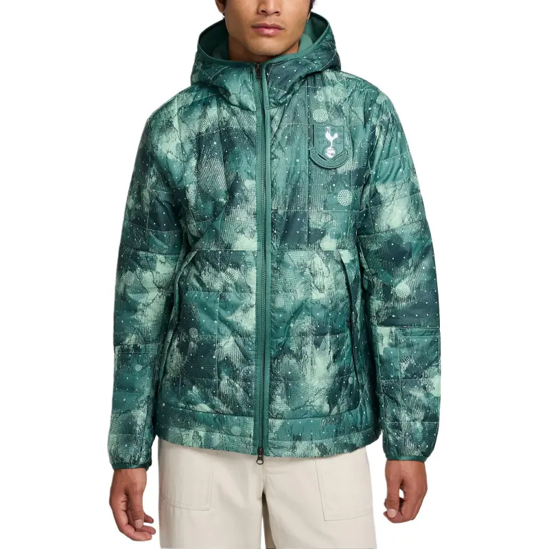 Nike Tottenham Hotspur Third Team Jackets Coats Men's Enamel Green/Bicoastal Color/Faded Pine Green/White-1