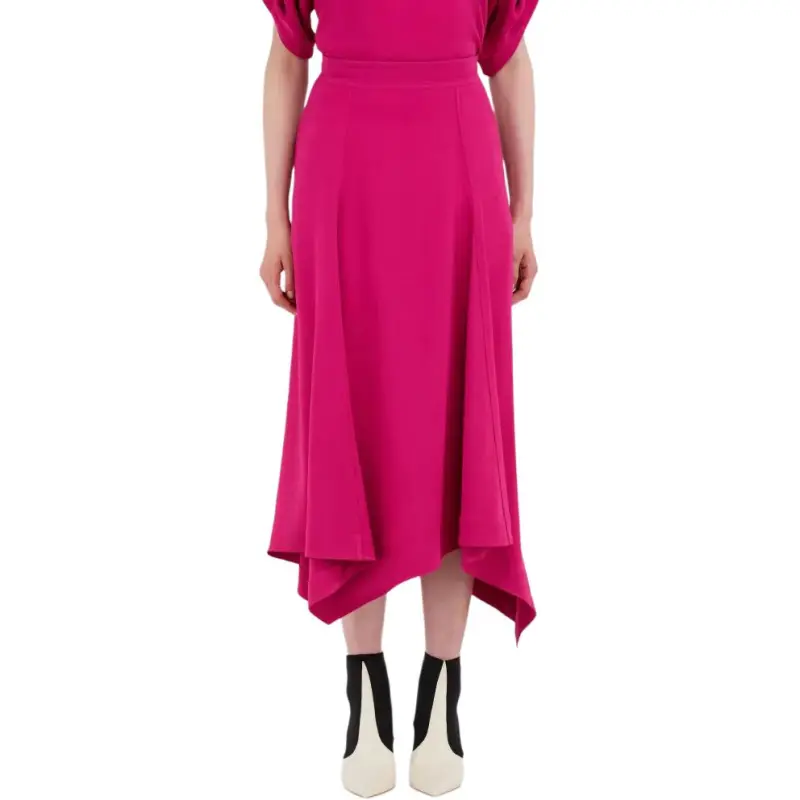 Ferragamo Asymmetric hem Maxi Skirt-1
