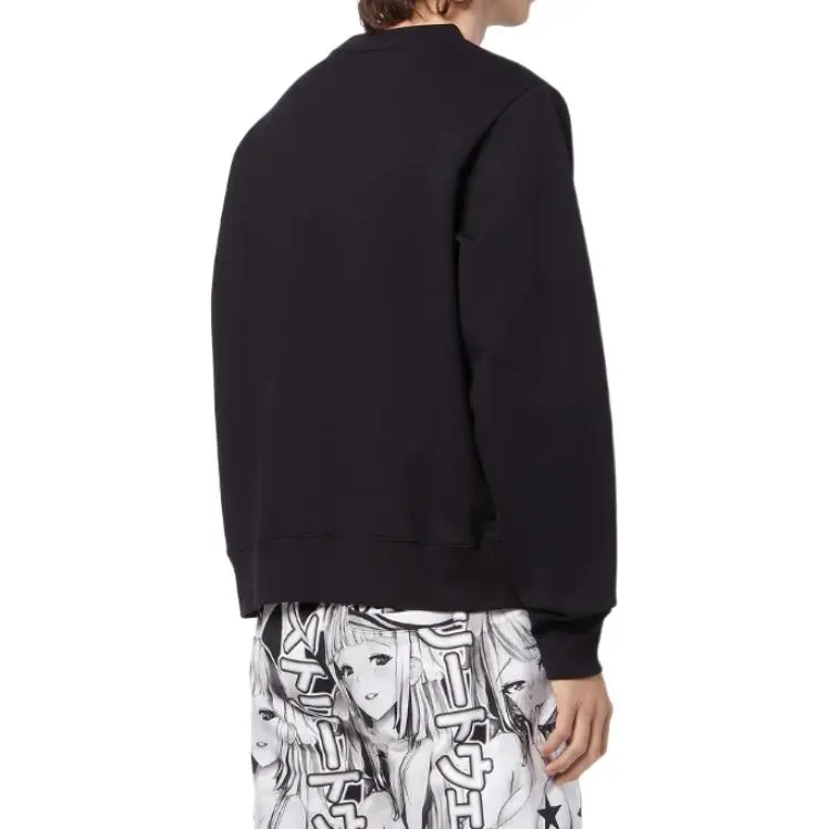GCDS Long sleeved Logo print T shirt-4