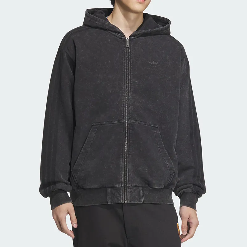 Adidas Originals WASHED Jackets & Coats Men's Black-1