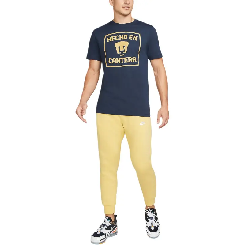 Nike Mexico National Autonomous University American Lion T-Shirt Unisex Obsidian Color-2