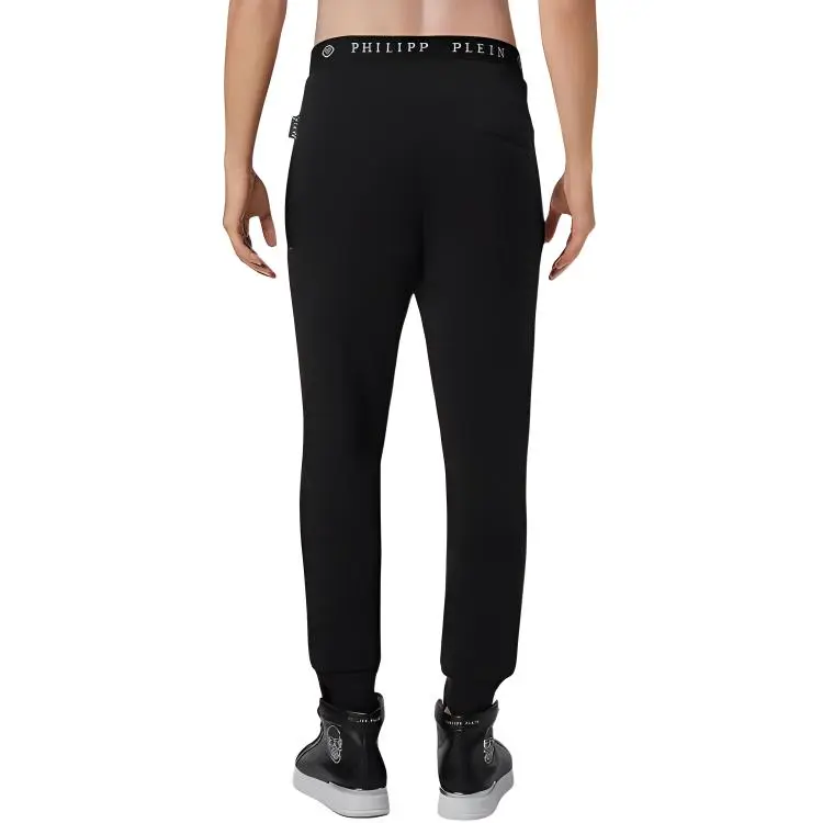 PHILIPP PLEIN Knitted Sweatpants Men Black-2
