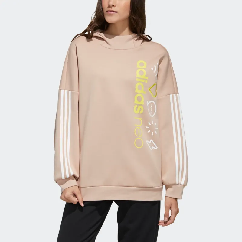 Adidas Neo Sweatshirt Women's Pearl Pink-2