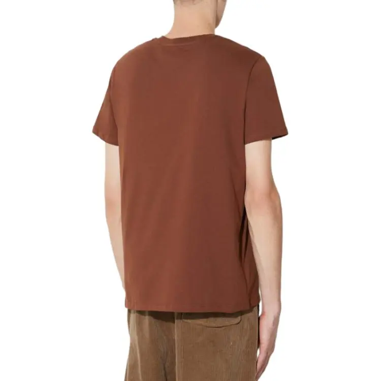A.P.C Vpc Flocked Cotton T shirt-5