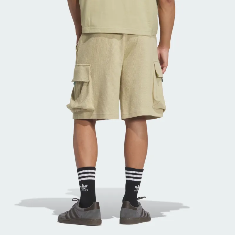 Adidas Originals SS25 Cargo Shorts Men's Grassland Brown-3