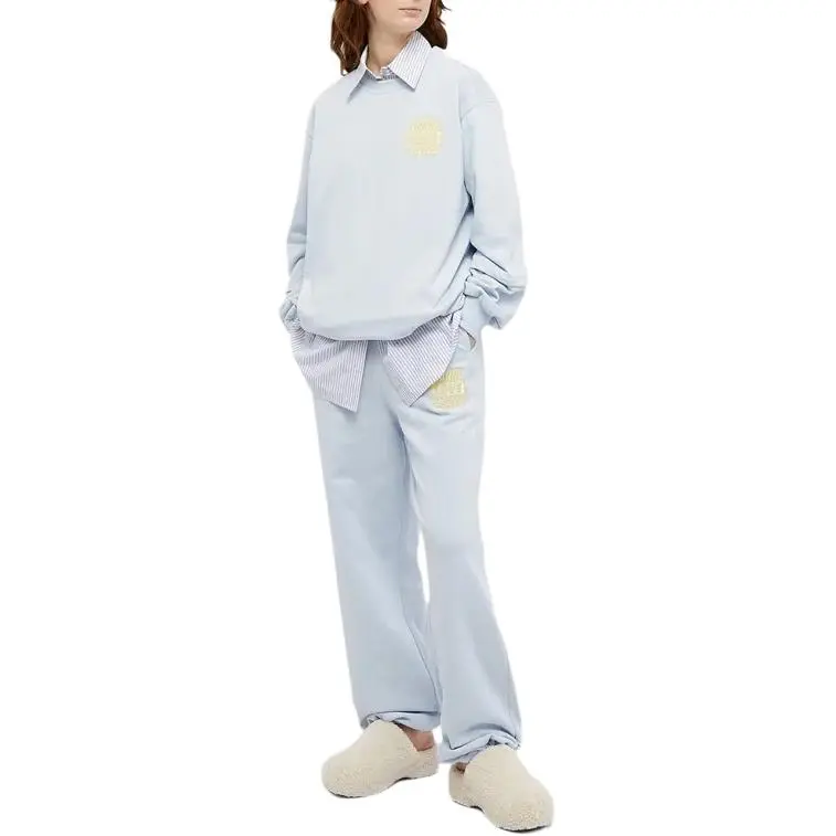 GANNI Sweatshirts Unisex Sky Blue-4