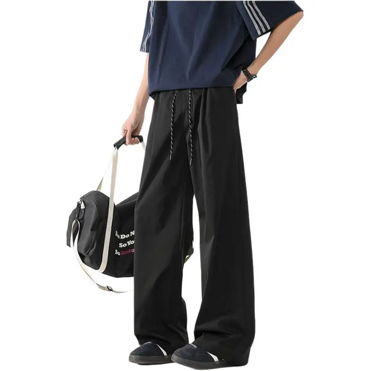 BEAR UNION Casual Pants Unisex Black-4