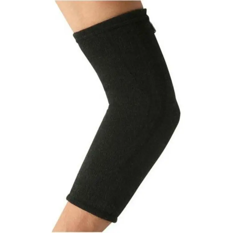 Mizuno Running Volleyball Tennis Elbow Pads Breathable Warm Protective Black Unisex-1