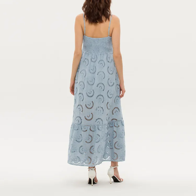 GUESS Slip Dresses Women's Light Blue-4