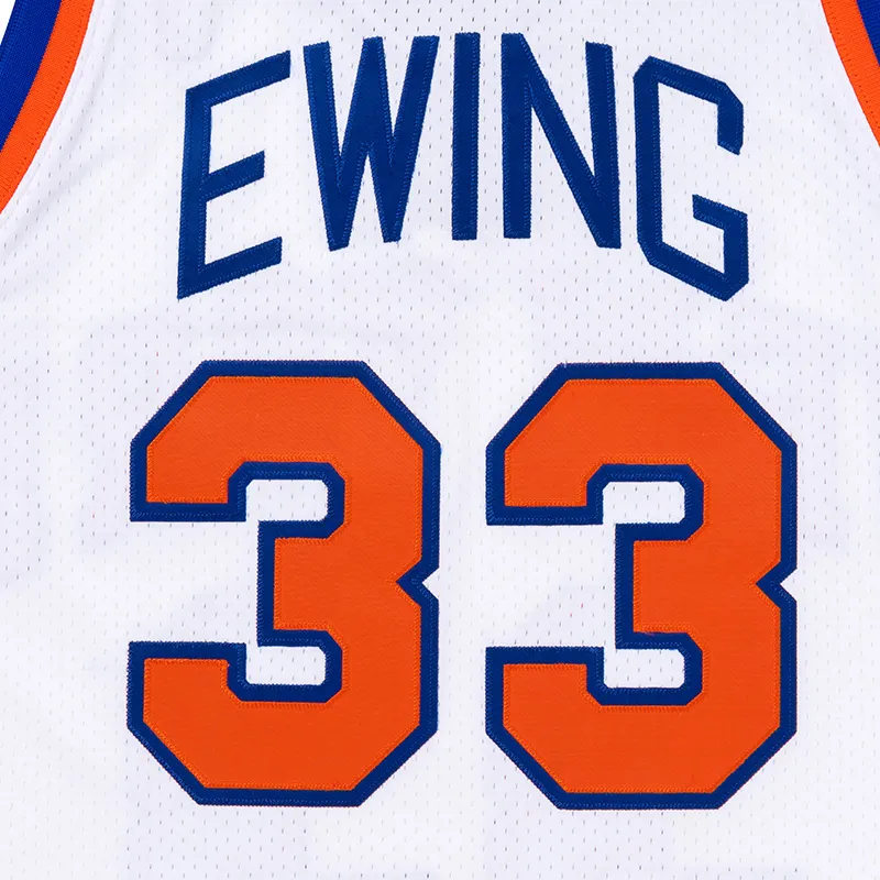 Mitchell Ness Basketball Jerseys Men White-4
