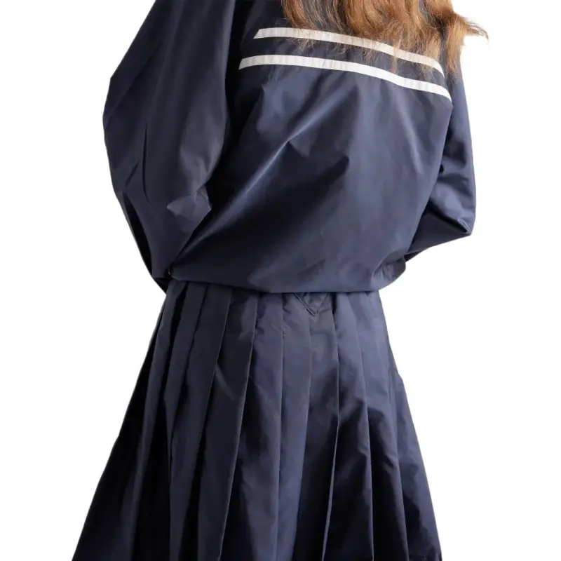 PRADA Re Nylon Pleated Mini Skirt-3