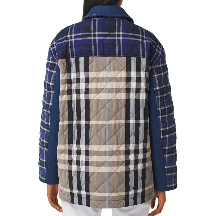 Burberry Denim Jacket Women's Blue-2