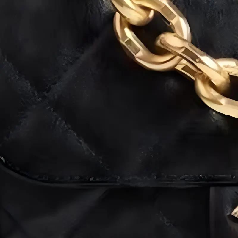 CHANEL Lambskin Messenger Bag, Coin Purse, Shoulder Bag, Crossbody Bag Mini Women's Black-3