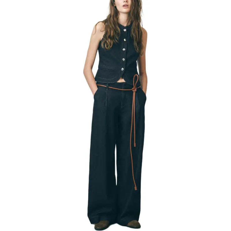 ZARA Jeans Women's Dark Blue-3