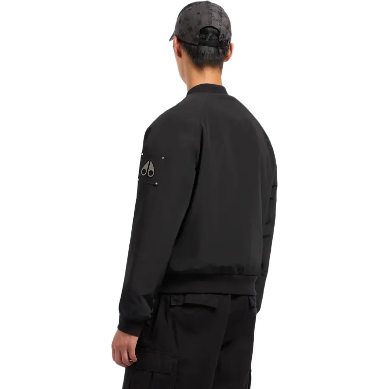 Moose Knuckles Long Sleeved Zip Up Bomber Jacket-5