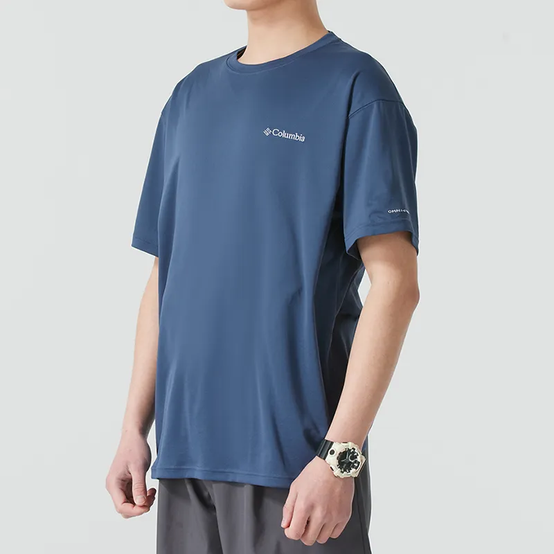Columbia T Shirts Men Blue-4