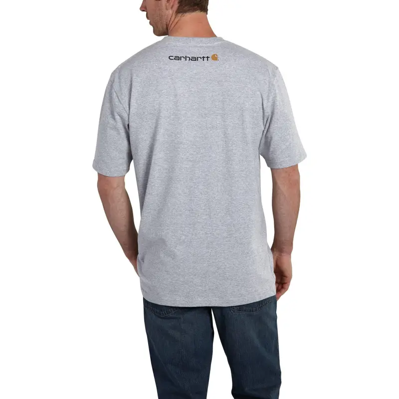 Carhartt T Shirts Unisex Light Gray-5