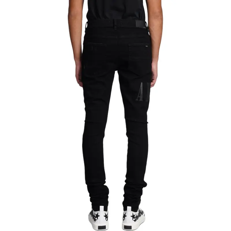 AMIRI Leather Core Logo Jean-1
