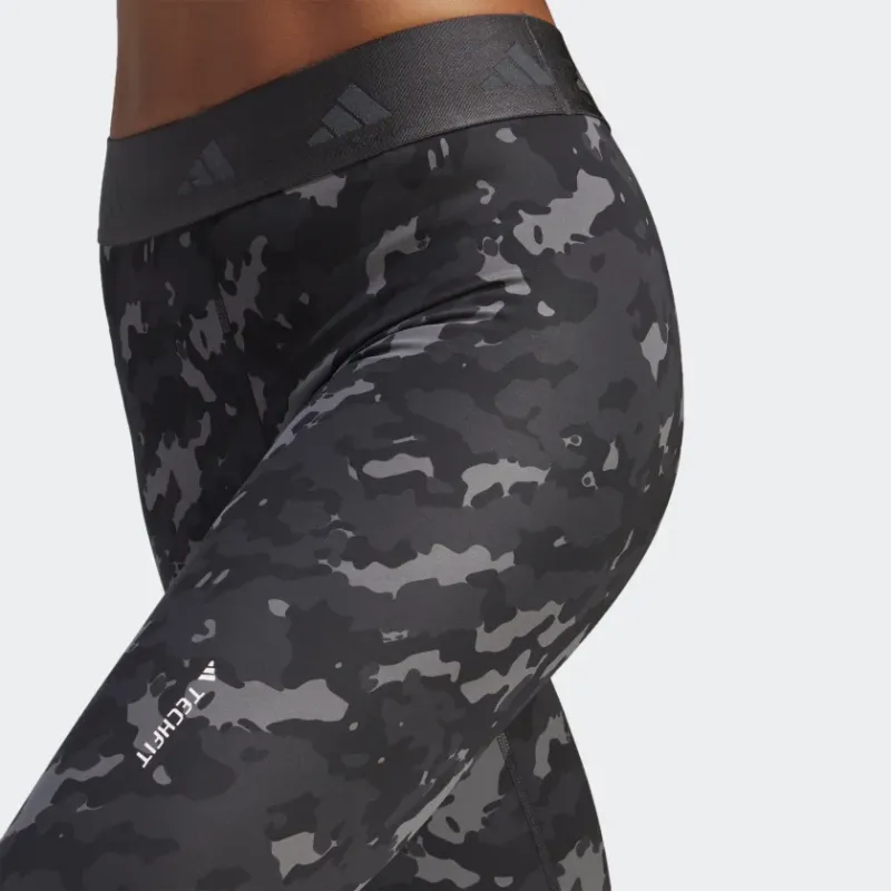 Adidas Free Shipping With AdiClub Techfit Camo 7/8 Leggings-4